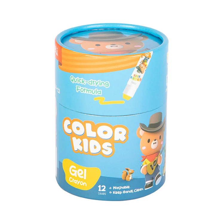 Tubos de papel para lápis infantil